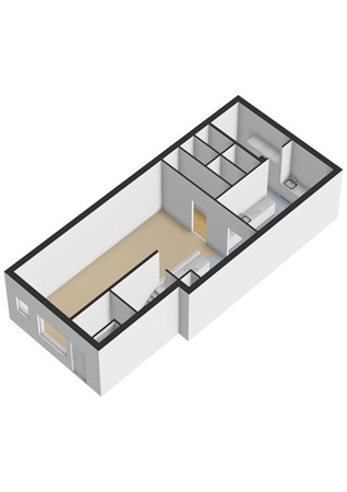 Floorplan - Havenstraat 15, 3441 BH Woerden
